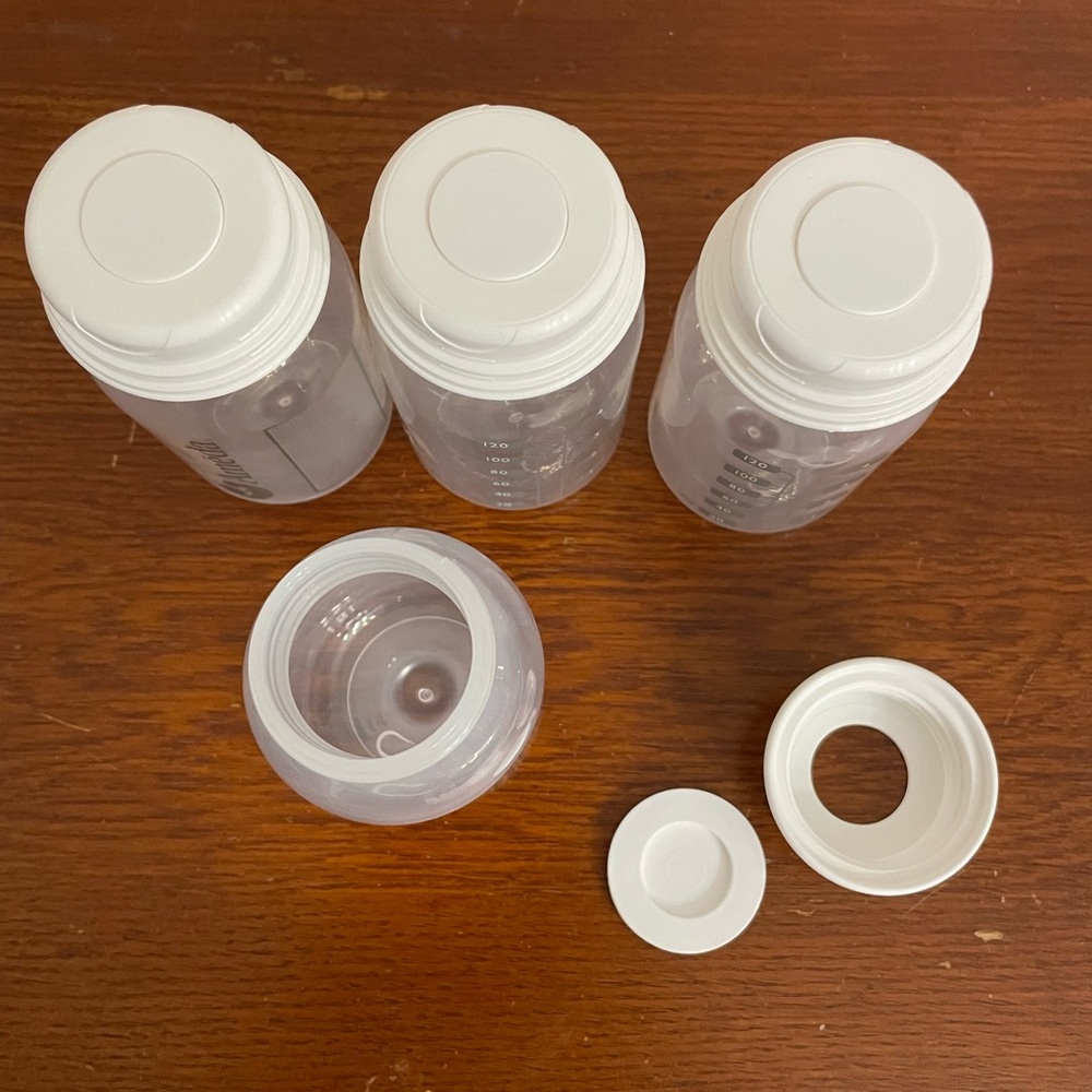 Ameda Baby Bottles Milk Storage Set of 4 - NEW - Picture 4 of 5